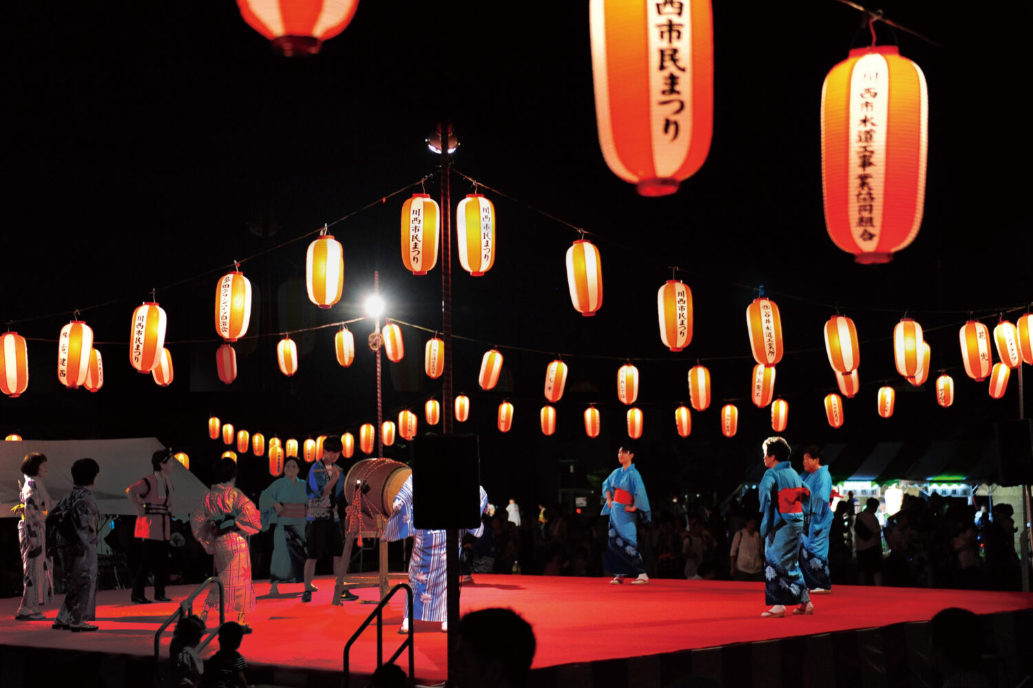 川西市内の夏祭り<br>一挙公開