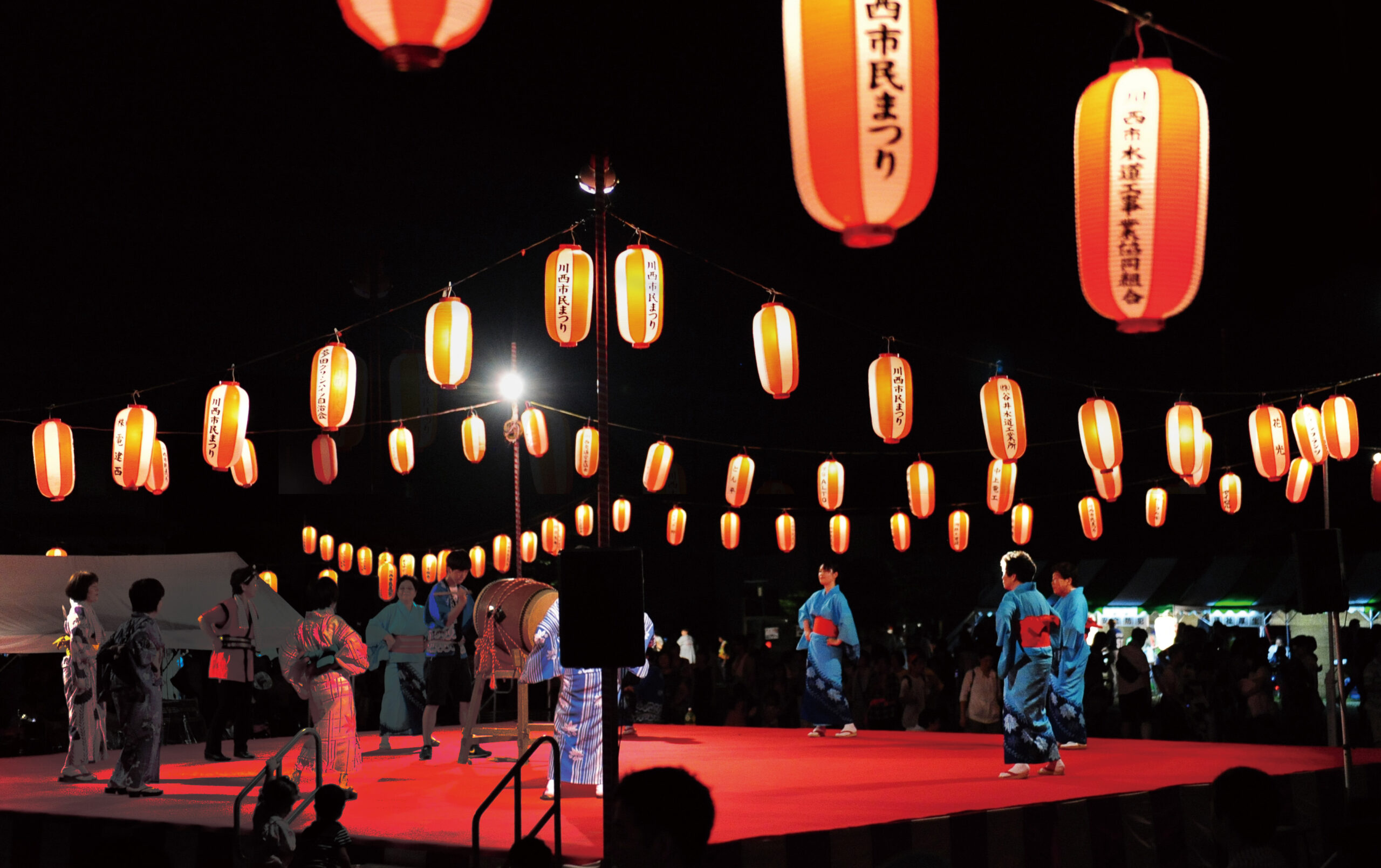 川西市内の夏祭り<br>一挙公開