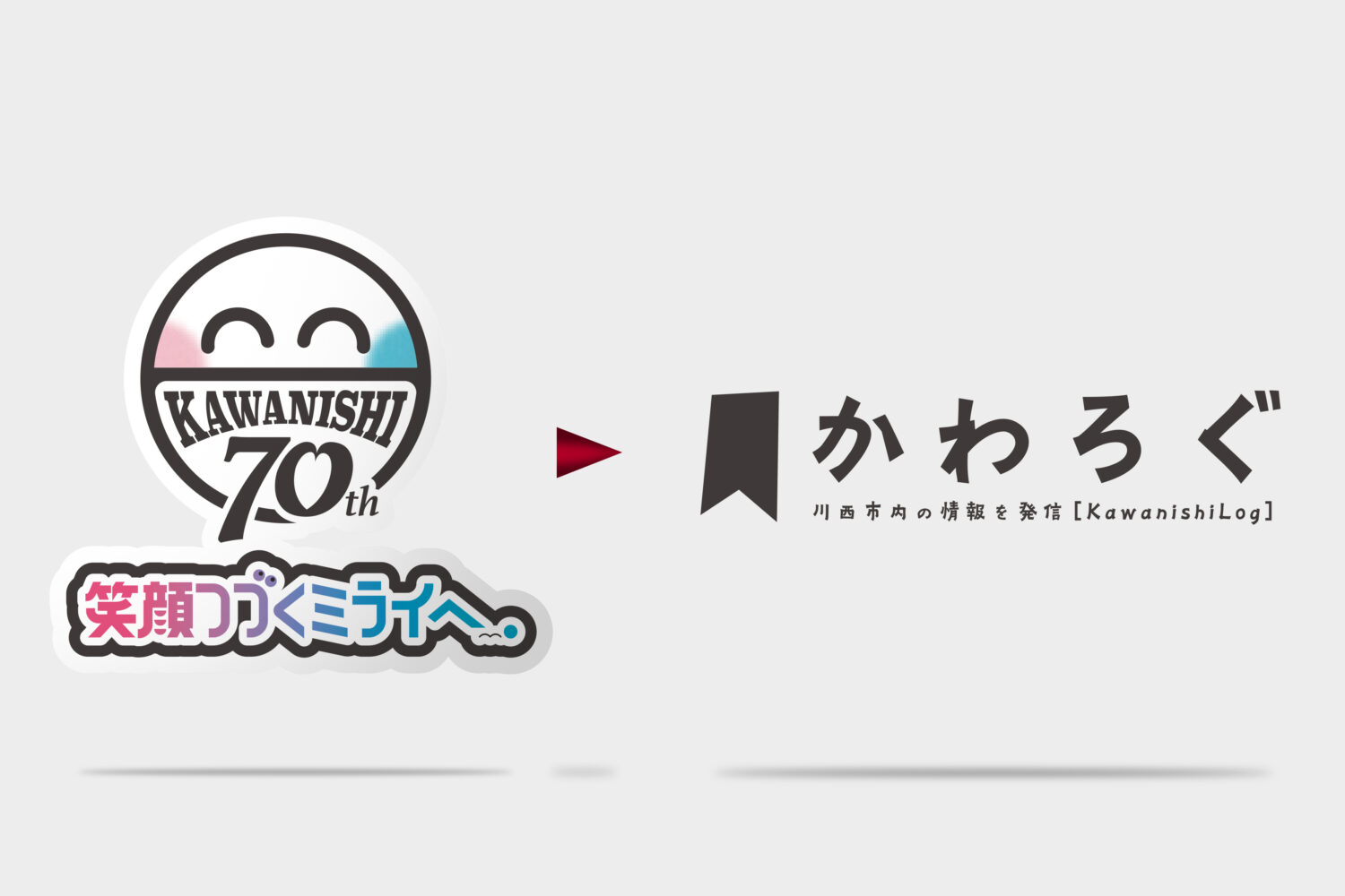 川西市制70周年記念サイト<br>「かわろぐ」へ